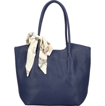 Kabelka Módní dámská koženková kabelka na rameno Nenet, tmavě modrá