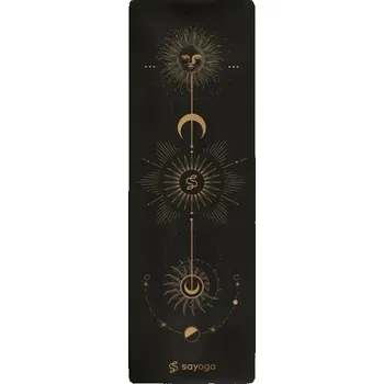 podložka na cvičení Sayoga Performance XL Moon Sun Harmony protiskluzová podložka na jógu 200x68cm