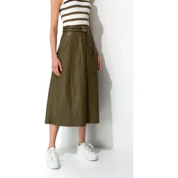 Dámská sukně CATNOIR dámská sukně khaki koženková