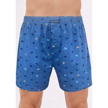 Pánské spodní prádlo Pánské boxerky Cornette Comfort CM-002/302 XXL (44) modré