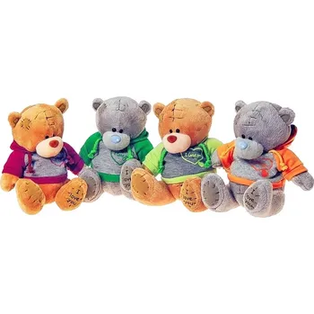 plyšák CreativeToys Medvídek barevná mikina