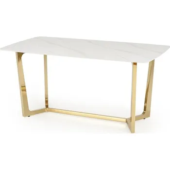 Jídelní stůl Jídelní stůl Clemente bílý mramor/zlatý