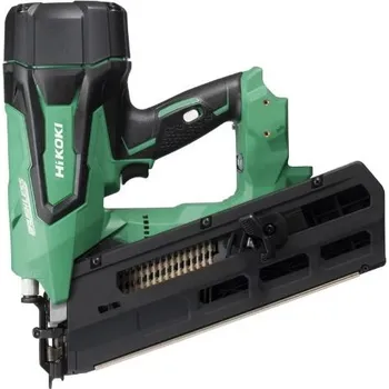 Sponkovačka HIKOKI 18 V bezuhlíková akumulátorová pásová hřebíkovačka, 21° pouze pro hřebíky s kulatou hlavou do 90 mm NR1890DBRLW9Z