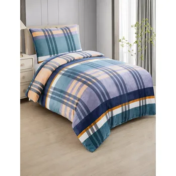 Povlečení 2P SERVIS Ložní povlečení Magic 140x200/90x70 cm Mikroplyš 100% Polyester