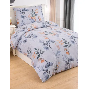 Povlečení 2P SERVIS Ložní povlečení Jasmine 140x200/90x70 cm Mikroplyš 100% Polyester