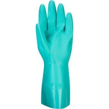 Pracovní rukavice Ochranné rukavice Nitrosafe, nitrilové, chemicky odolné, dlouhý rukáv, vel. M, A810GNRM