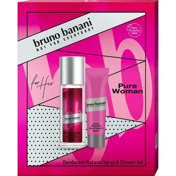 Bruno Banani Pure Woman - deodorant s rozprašovačem 75 ml + sprchový gel 50 ml + 2 měsíce na vrácení zboží