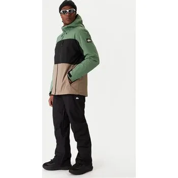 Quiksilver Snowboardová bunda Sycamore Block EQYTJ03503 Zelená Relaxed Fit S