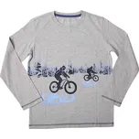 CHLAPECKÉ TRIČKO šedý melír Wolf S2233B