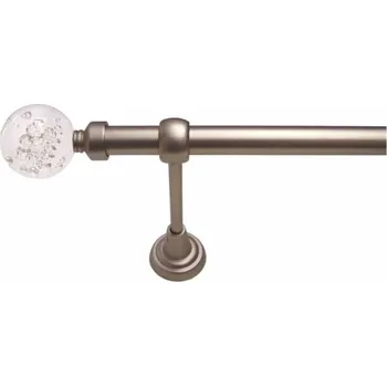 Garnýž URBÁNEK Garnýže kovové OP pr.19 mm matný chrom Fidelio - 160 cm