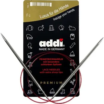 Nástroj na niť a příze Kruhové jehlice Addi Classic 60 cm / 5,0 mm
