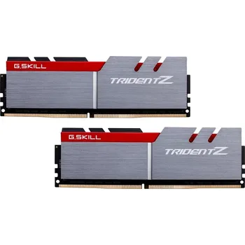 Operační paměť G.skill 32GB kit DDR4 3200 CL16 Trident Z silver-red F4-3200C16D-32GTZ