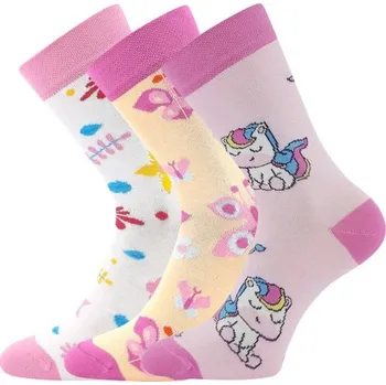 Dívčí oblečení 3PACK dívčí ponožky Boma - Kaito, mix D Barva: Mix barev, Velikost: 30-34