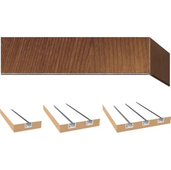 Garnýž URBÁNEK Garnýže Oldy s plastovou drážkou - na míru | 1 cm