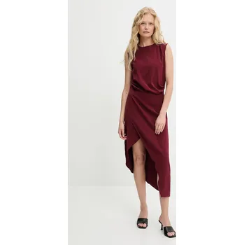 Dámské šaty Šaty Answear.LAB sng.144.tos červená 33X, vel. XL