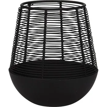 Svícen Koopmann International Svícen kovový drátěný 150 × 170 mm, černý