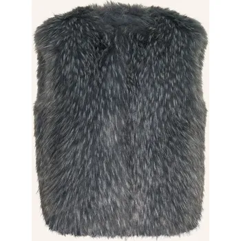 Dámská vesta Rich & Royal Dámská Vesta Z Umělé Kožešiny, tmavě modrá, 34