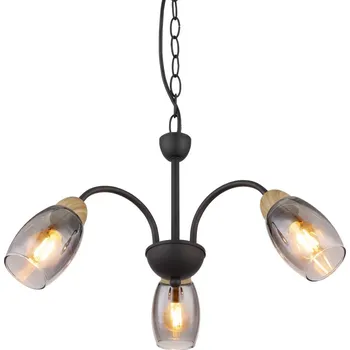 Lustr Gerly, černé, 3 svítidla