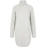 PIECES Svetr Ellen světle šedá