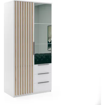 Šatní skříň Skříň šatní kombinovaná bílá SORETO 100