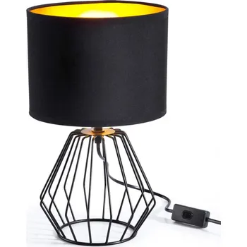 Lampička Stolní lampa Chuck, černá/zlatá