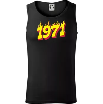 Pánské termoprádlo Narozeniny v ohni 1971 - Tílko pánské Core - 2XL ( Černá )