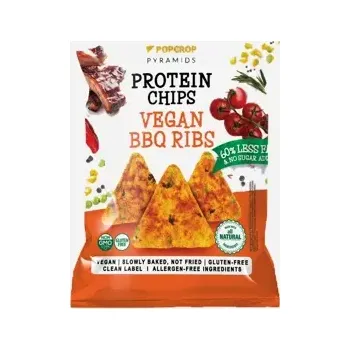 Chips Proteinové chipsy s příchutí barbecue žebírek 60 g
