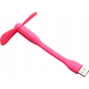 Mini ventilátor Verk USB růžový