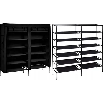 Šatní skříň Botník Gockowiak 110 x 120 x 30 cm černý