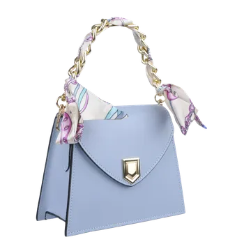 Kabelka NovaKabelka.cz Kožená italská kabelka Virginia Celeste