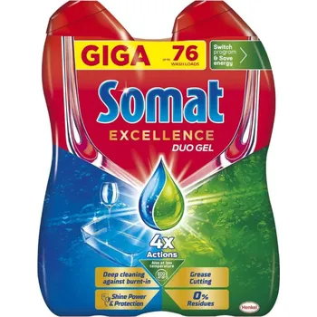 SOMAT gel do myčky Excellence 2x684ml