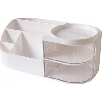 Úložný box VÍCEÚČELOVÝ ORGANIZÉR SE ZÁSUVKAMI, ÚLOŽNÝ BOX NA KOSMETIKU, NA STŮL