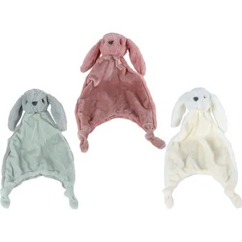 usínáček Zajíček usínáček plyšový 35,5 cm 3 barvy 0 m+ Mini Club Šedozelená