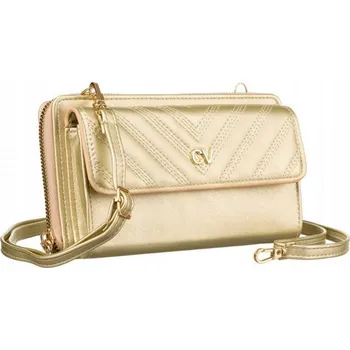 4U Cavaldi kabelka přes rameno eko kůže zlatá