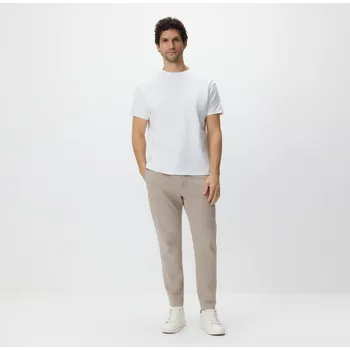 Pánské kalhoty Reserved - Tepláky slim - béžová - 464EF-08X - 464EF-08X-XXL