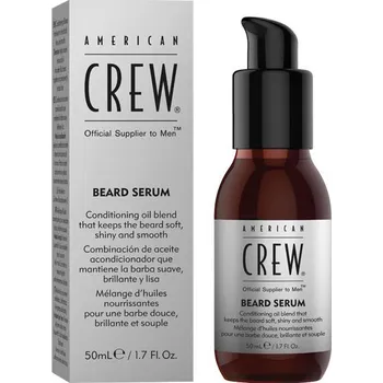 Péče o vousy American Crew Beard Serum vyživujicí olejové sérum na vousy 50 ml, poškozená krabička