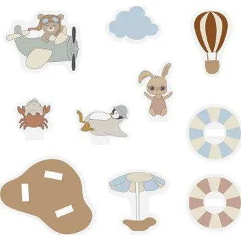 Hračka pro nejmenší PETÚ PETÚ Venla Pěnové hračky do vody Color mix Petú Petú