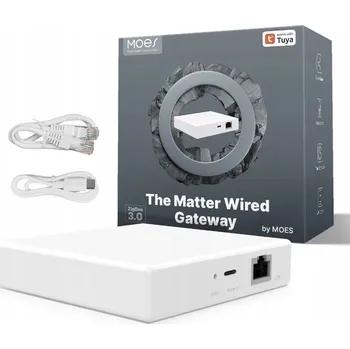 Centrální jednotka pro chytrou domácnost MOES Matter Hub Tuya ZigBee bílá