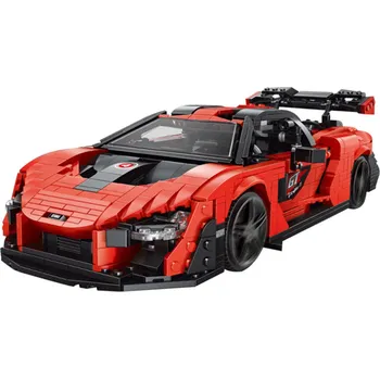 ostatní stavebnice Ramiz Oranžová sada kostek sportovních aut 1372el.