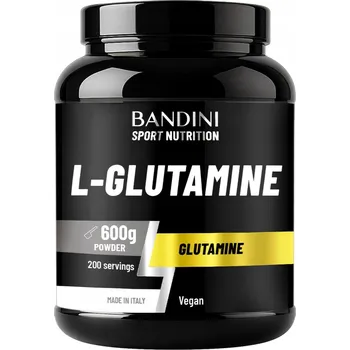 Aminokyselina Bandini Pure L-Glutamin 600g | Veganská aminokyselina pro intenzivní trénink