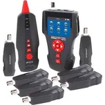 LAN Cable Tester TLCD88 s LCD, koax, Cat3/Cat5E/Cat6, UTP/STP, USB, PoE, ping, sonda, 8x protismyčka
