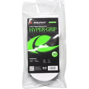 Raketový sport Vrchní omotávka Solinco Hyper Grip 30 Pack White