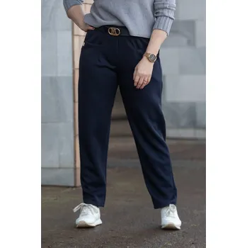 Dámské kalhoty Italy fashion Teplákové kalhoty ANIA Barva: Tmavě modrá, Velikost: UNI: S-L