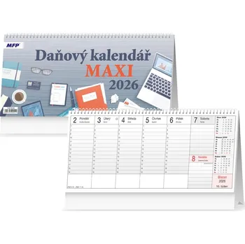 Kalendář kalendář 2026 stolní Daňový MAXI 1061646 UNIPAP