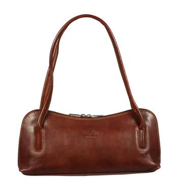 Kabelka NovaKabelka.cz Kožená italská kabelka Ciosa Marrone Scura