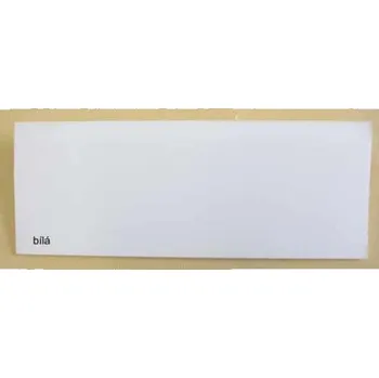 Garnýž URBÁNEK Plastová kolejnice CM - krycí čelo bílé - na míru | 1 cm