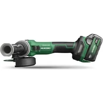 úhlová bruska HIKOKI 18 V bezuhlíková akumulátorová úhlová bruska 125 mm s páčkovým bezpečnostním spínačem, variabilními otáčkami a brzdou G1813DVEWQZ