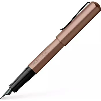 FABER-CASTELL plnicí pero Hexo "EF", bronzové