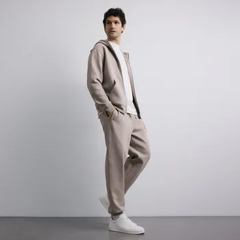 Pánské kalhoty Reserved - Tepláky comfort fit - béžová - 465EF-08X - 465EF-08X-XXL