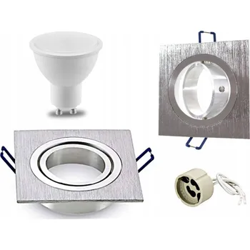 Stropní svítidlo s objímkou pro halogenové/LED žárovky + žárovka 1,5W